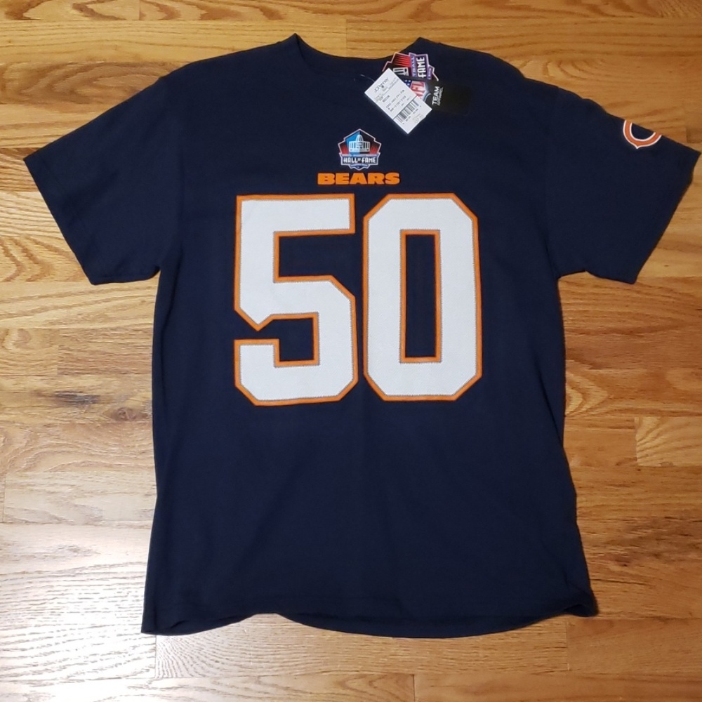 Chicago Bears #50 Hall of Frame  T-shirt
